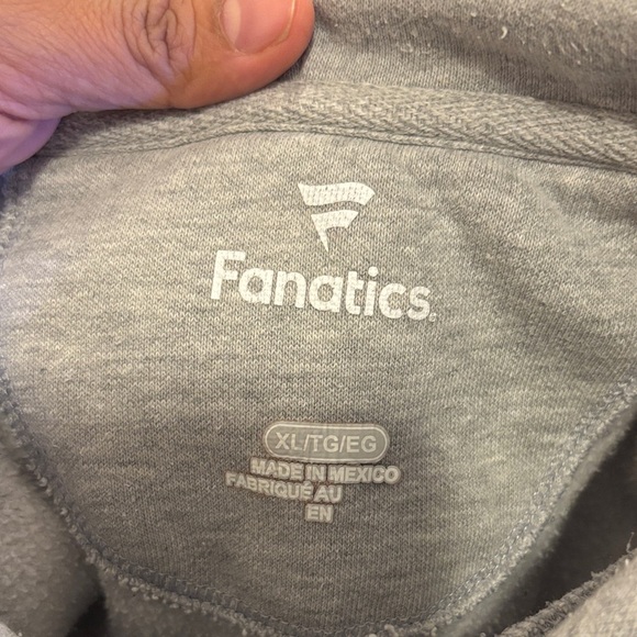 Fanatics Gray Hoodie with Red Bull Graphic - Picture 6 of 6